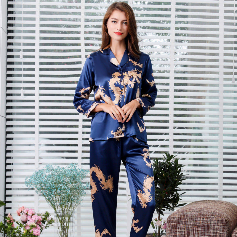 Silk Couple Sleepwear Set