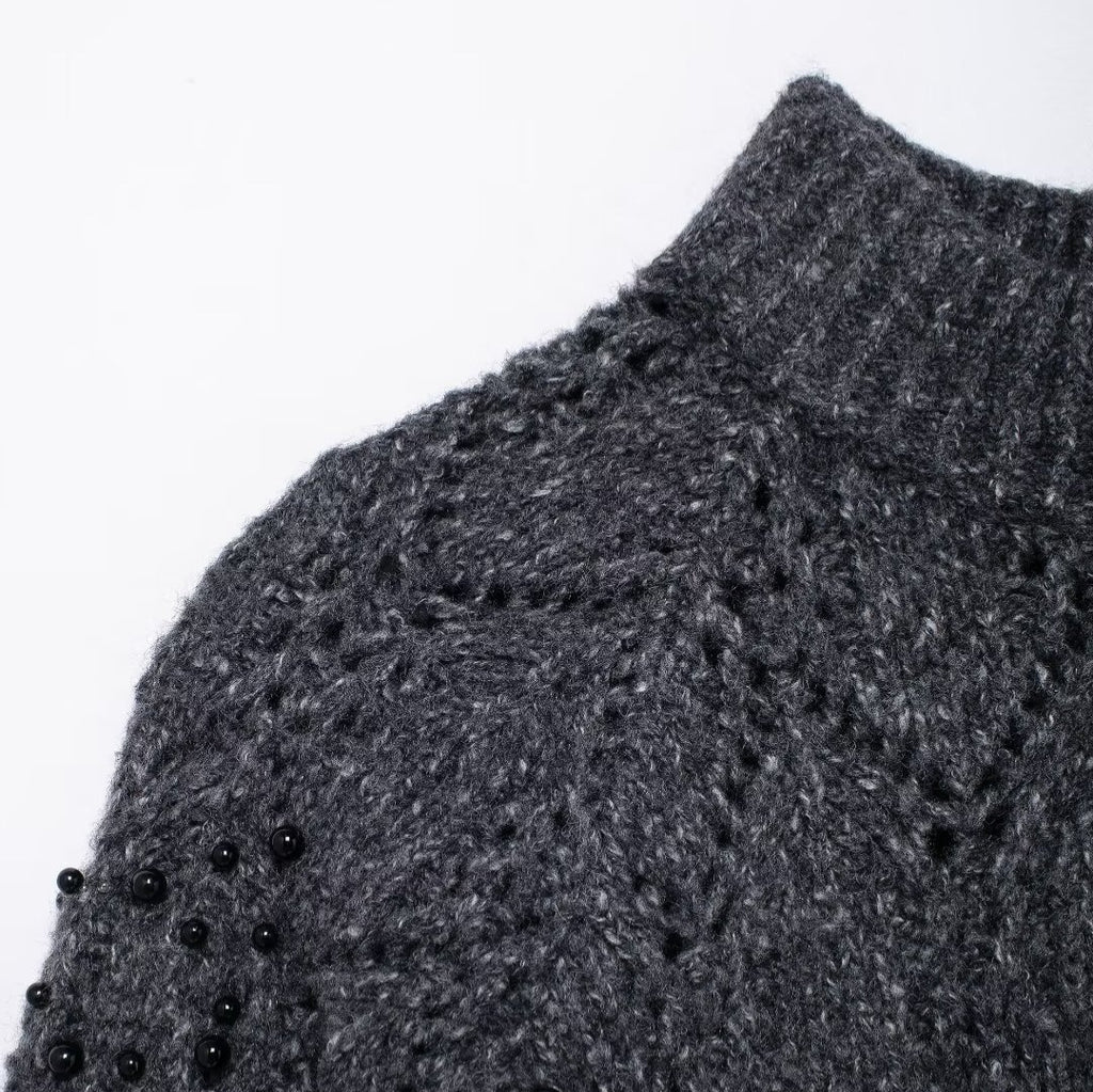 Asymmetrical Hollow Sweater