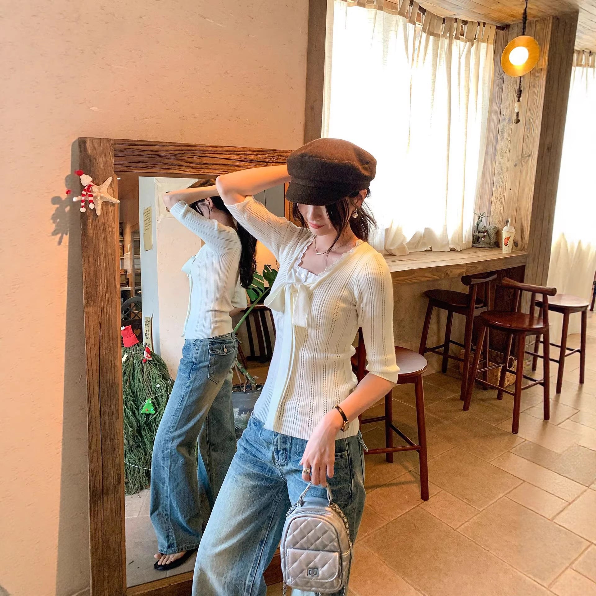 Lace Mock Top