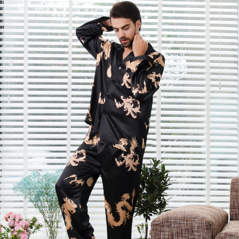 Silk Couple Sleepwear Set