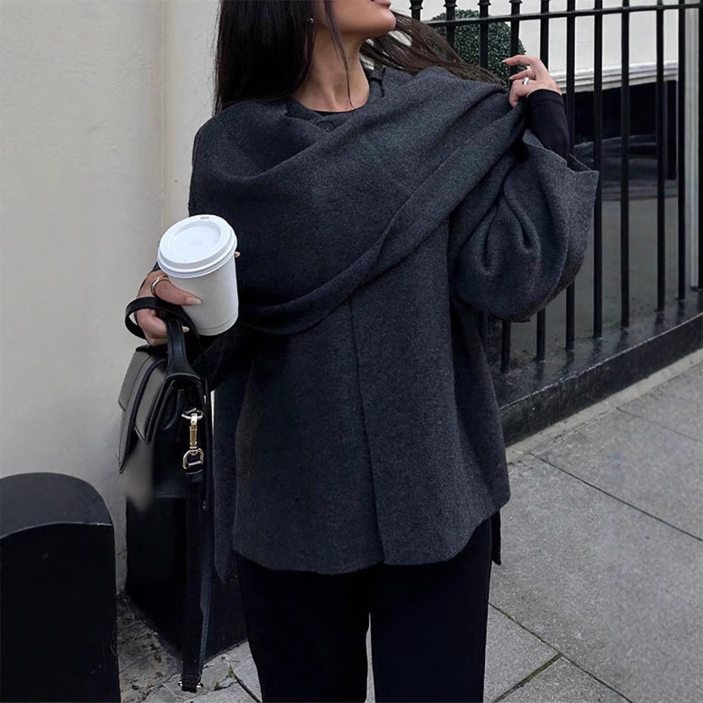 **CozyWrap™ Asymmetric Cardigan**