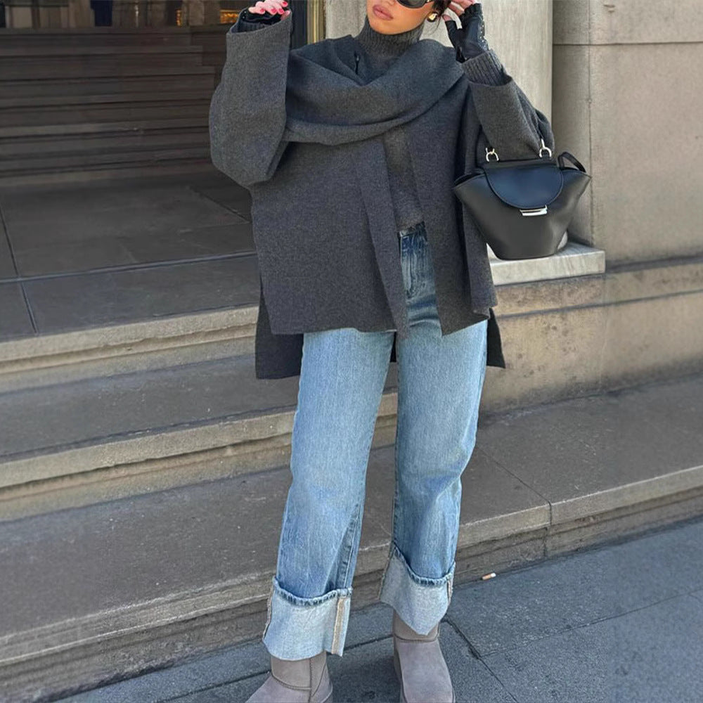 **CozyWrap™ Asymmetric Cardigan**