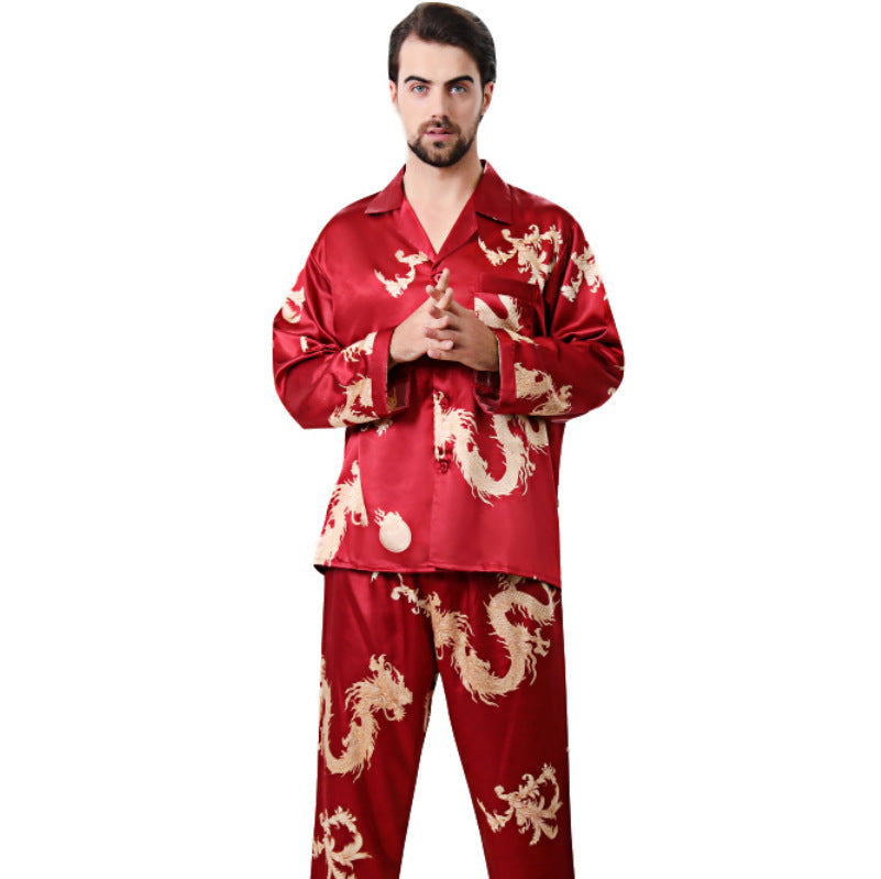 Silk Couple Sleepwear Set
