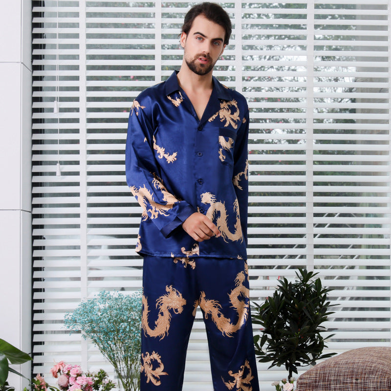Silk Couple Sleepwear Set