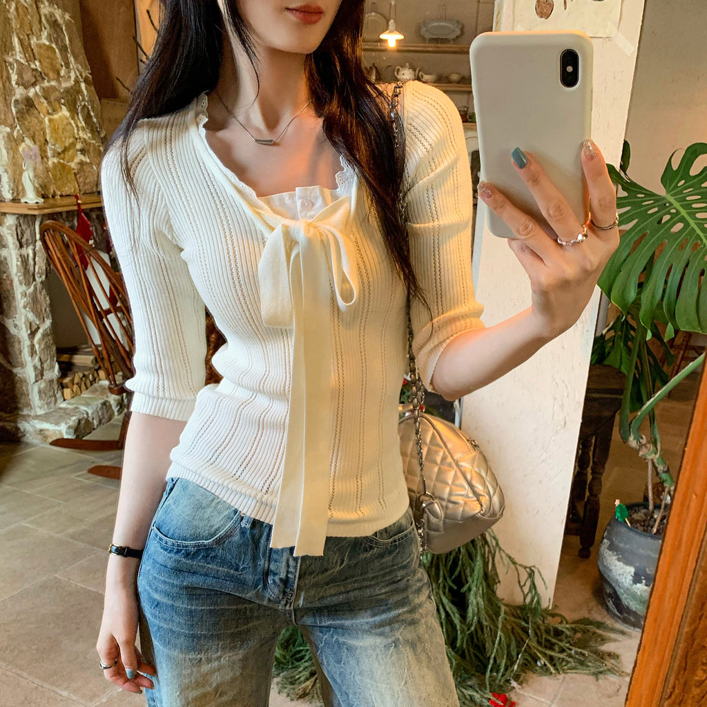 Lace Mock Top