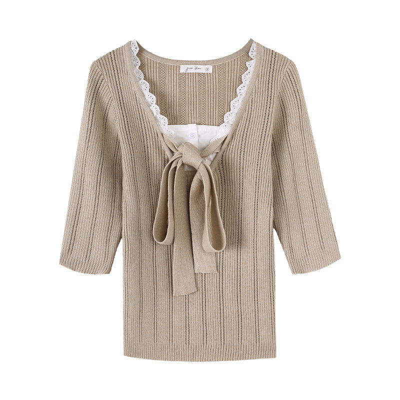 Lace Mock Top