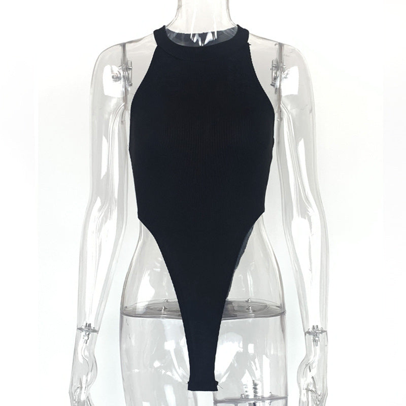 Slim Fit High-Slit Jumpsuit