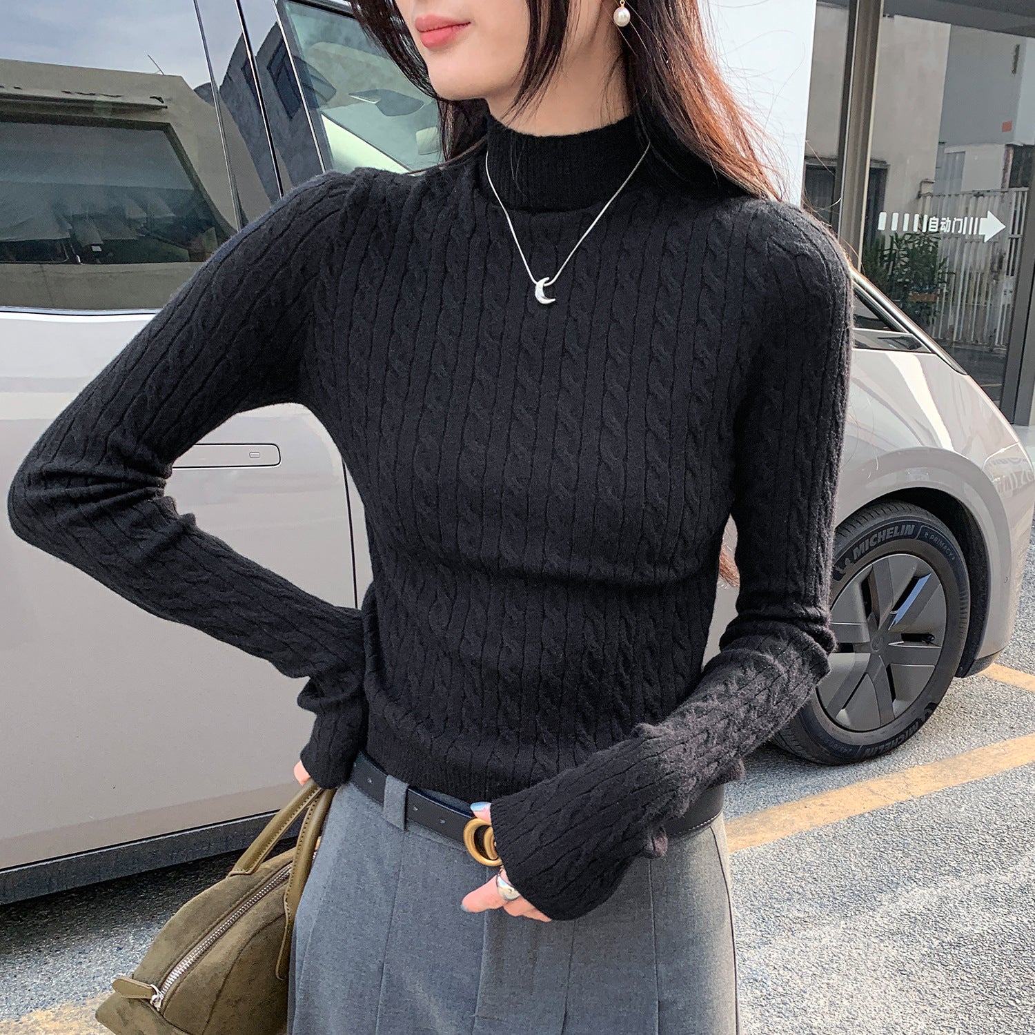 **ContourKnit™ Cropped Sweater**