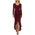 **Etherelle™ Sheer Ruffle Dress**