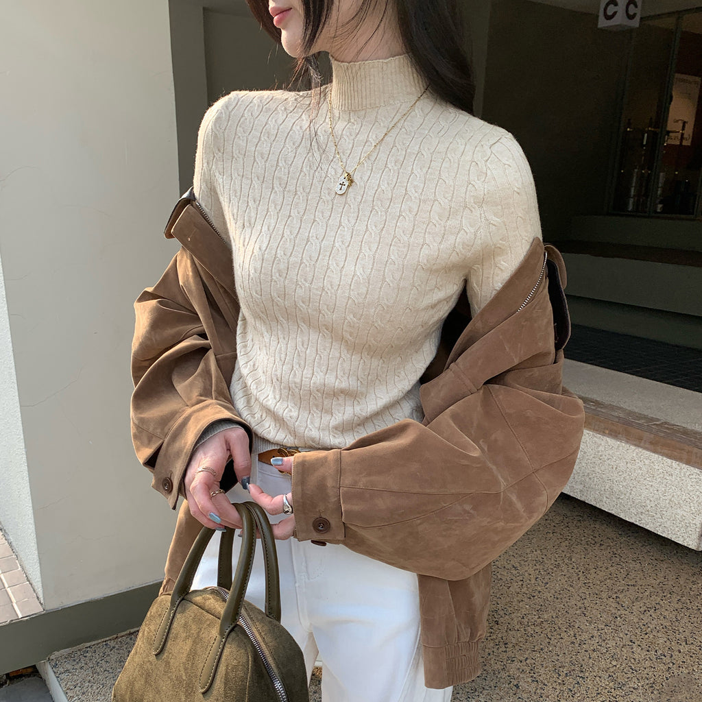 **ContourKnit™ Cropped Sweater**