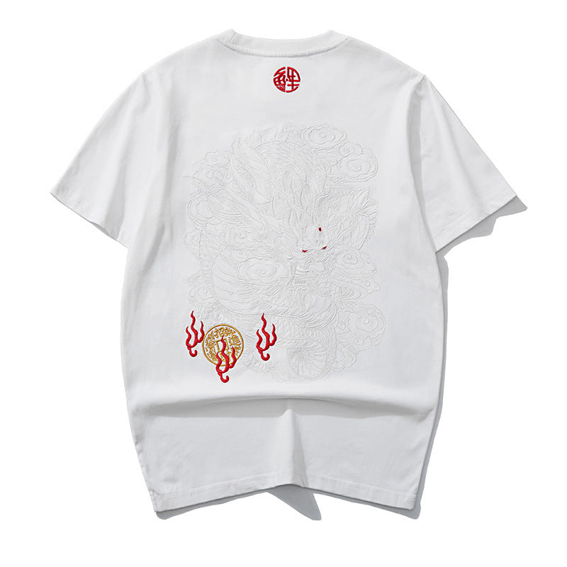 Dragon Embroidered Tee