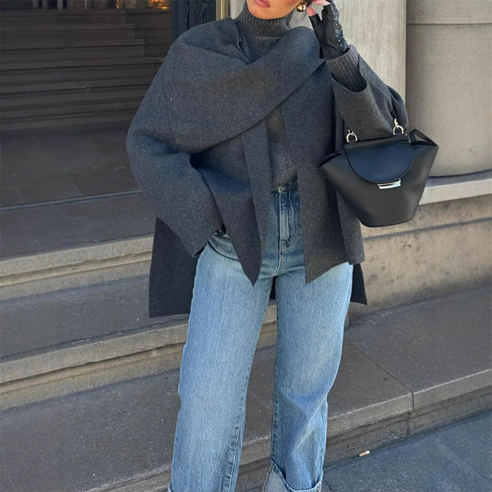 **CozyWrap™ Asymmetric Cardigan**
