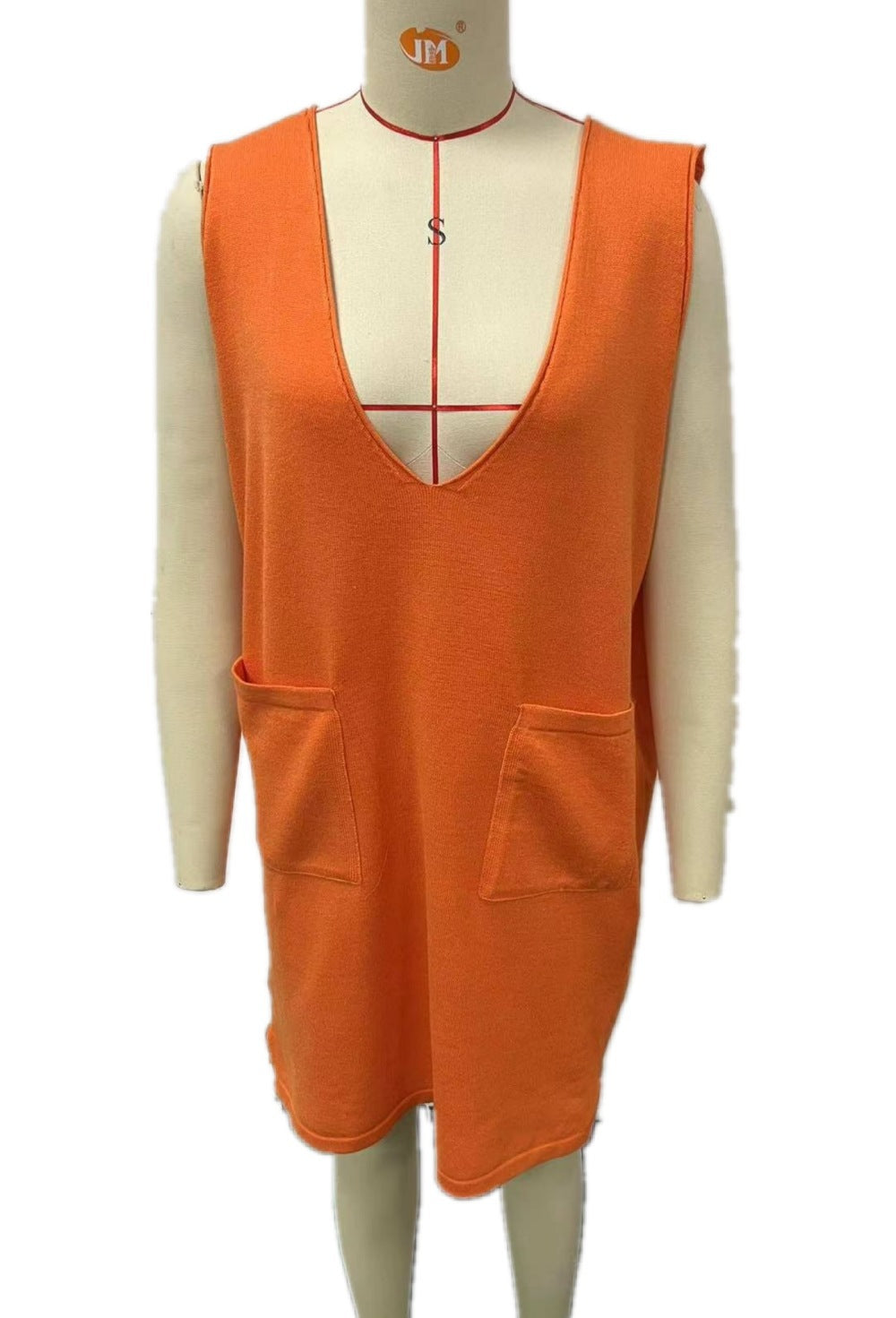 Knitted Sleeveless Vest Dress