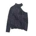 Asymmetrical Hollow Sweater